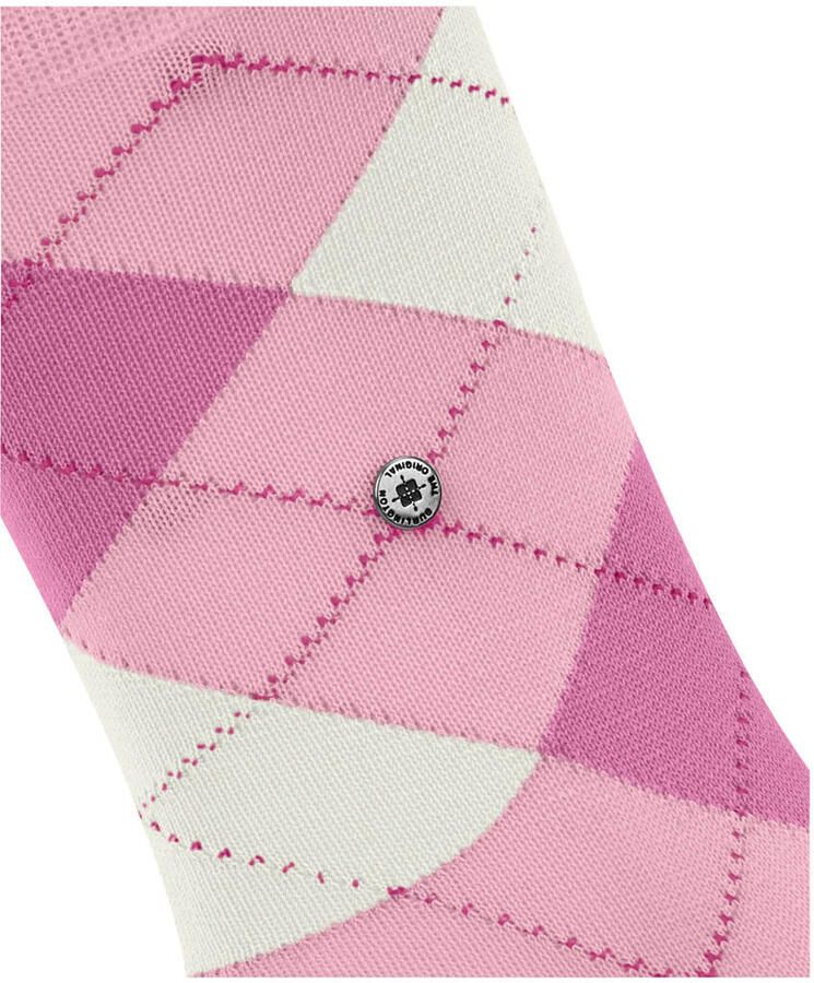 Burlington Sokken met argyle-stitching model 'Covent'