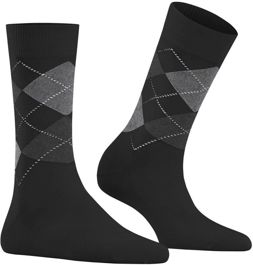 Burlington Sokken met argyle-stitching model 'Covent'