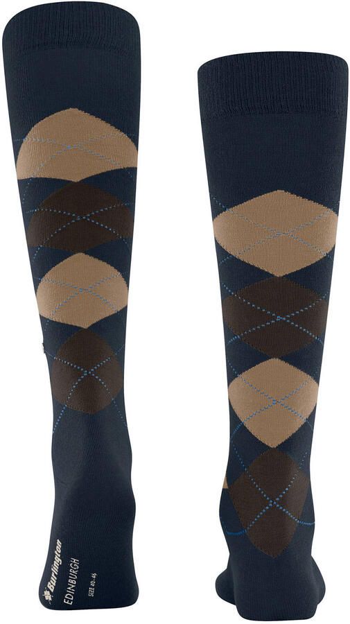 Burlington Socks Edinburgh Kniekousen Wol Navy - Foto 3