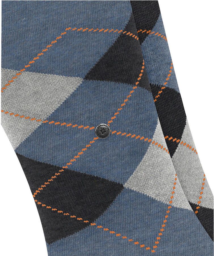 Burlington Sokken met labelapplicatie in een set van 2 paar model 'Everyday Argyle' - Foto 2