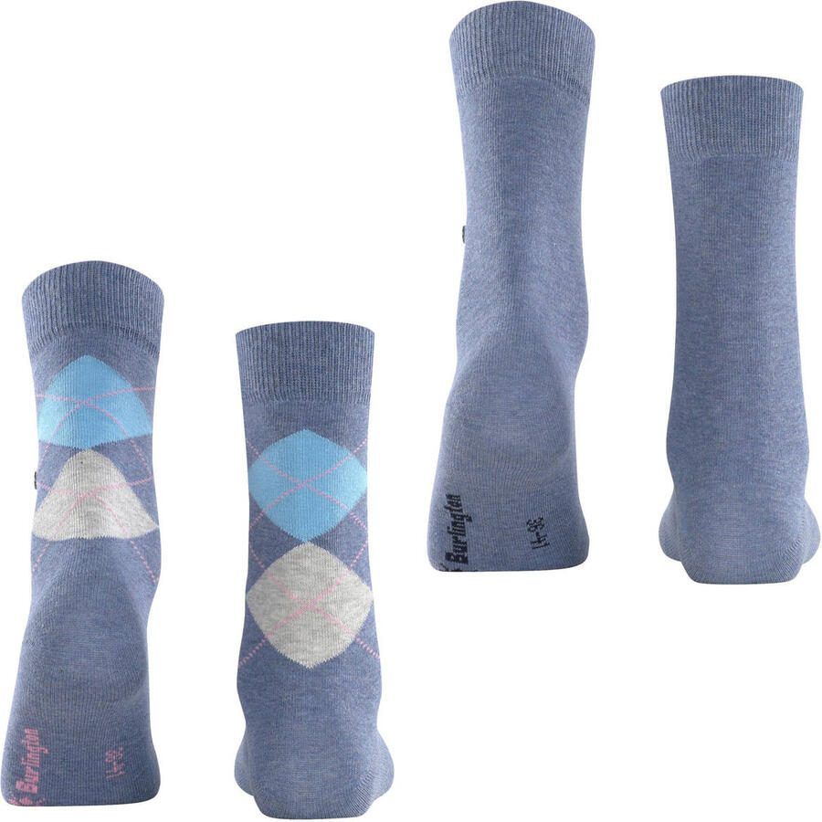 Burlington sokken Everyday Mix blauw (set van 2) - Foto 2