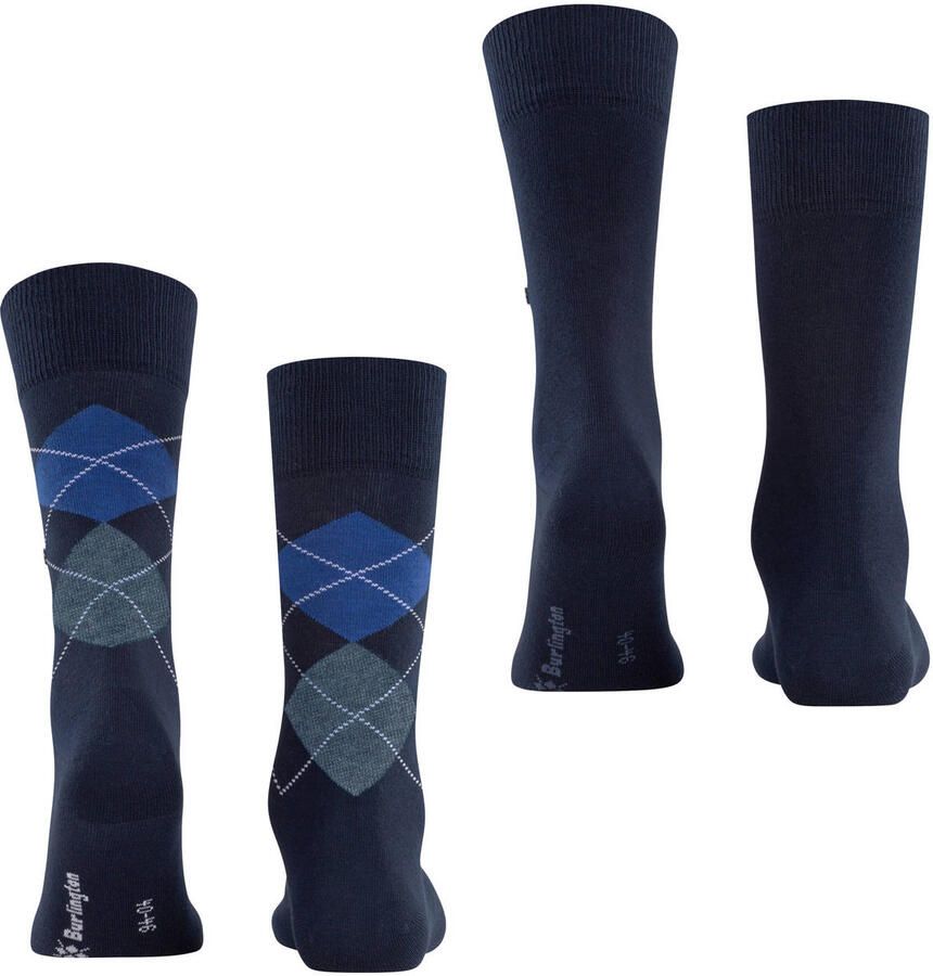 Burlington sokken Everyday Mix donkerblauw (set van 2) - Foto 2