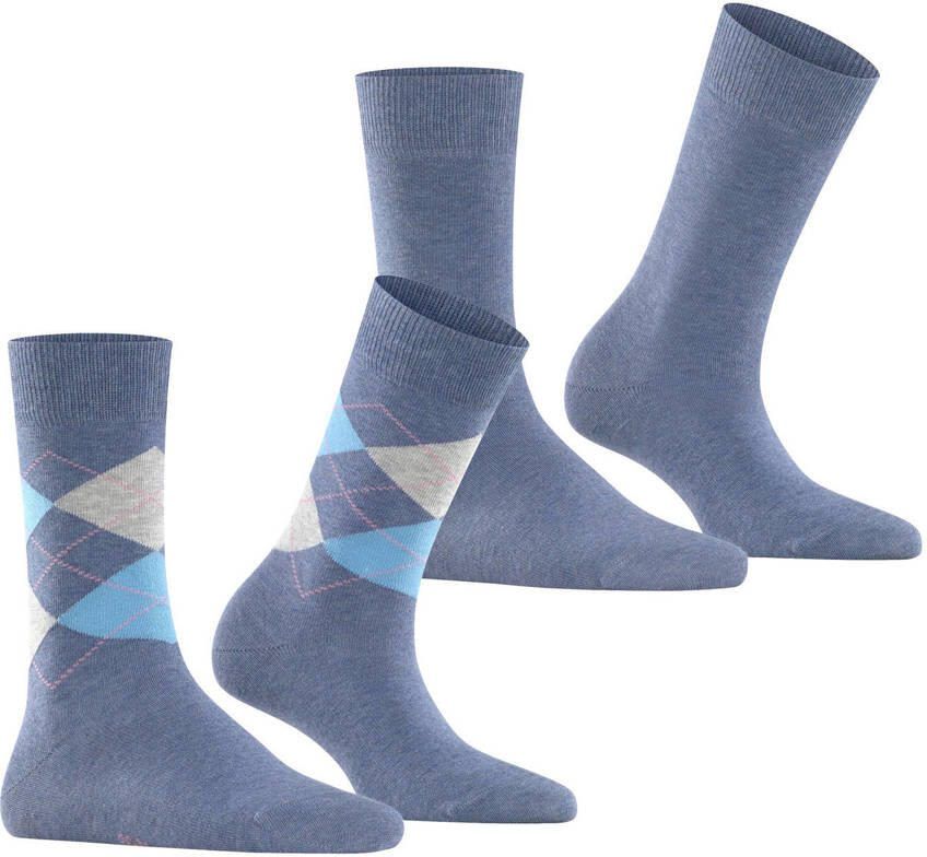 Burlington sokken Everyday Mix blauw (set van 2) - Foto 3