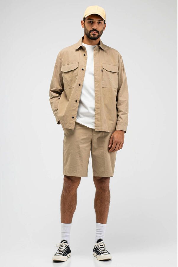 BUTCHER OF BLUE Heren Overshirts Dan Cotton Overshirt Beige - Foto 7