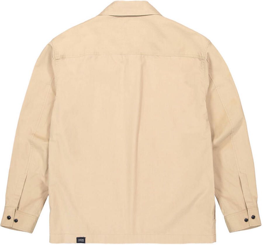 BUTCHER OF BLUE Heren Overshirts Dan Cotton Overshirt Beige - Foto 6