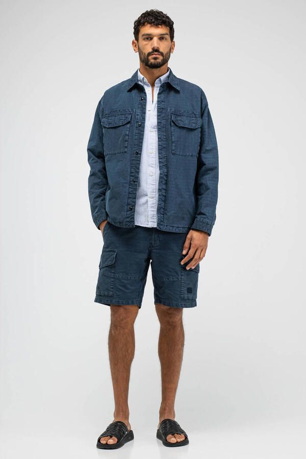 Butcher of Blue overshirt donkerblauw