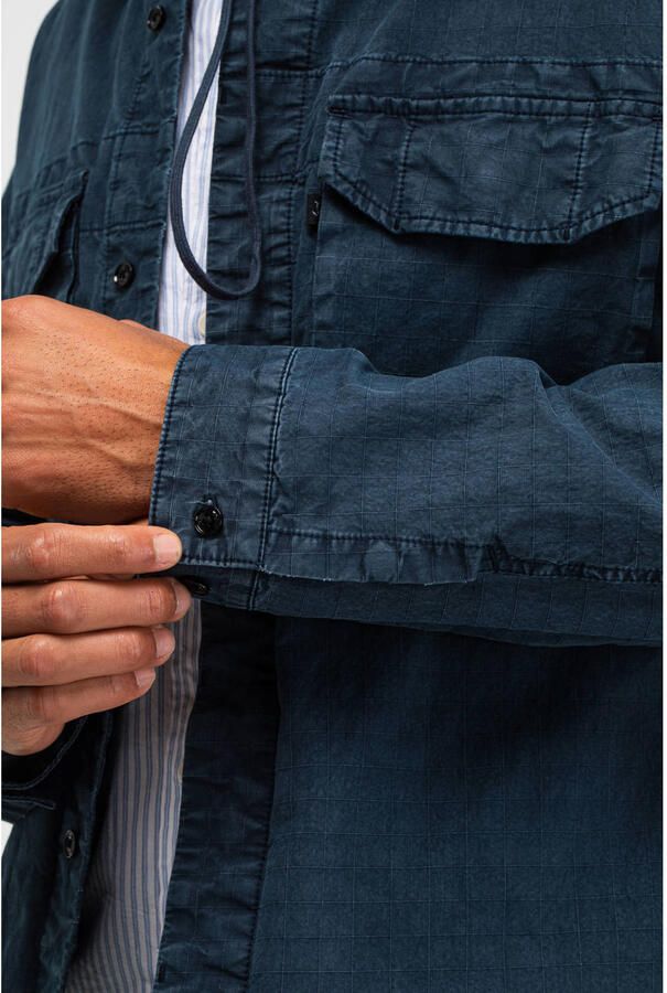 Butcher of Blue overshirt donkerblauw - Foto 2