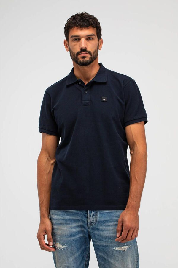 BUTCHER OF BLUE Heren Polo's & T-shirts Army Pique Polo Donkerblauw - Foto 5