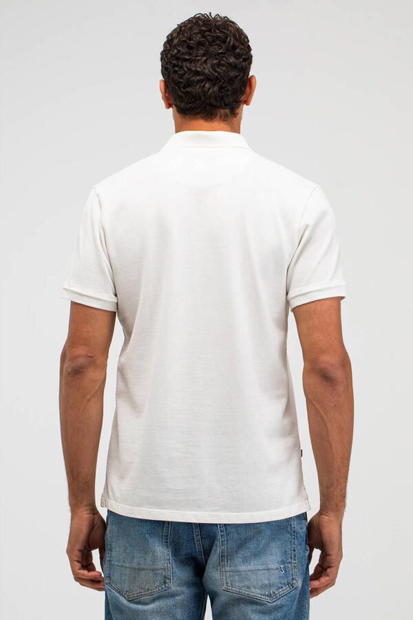 BUTCHER OF BLUE Heren Polo's & T-shirts Army Pique Polo Wit - Foto 5