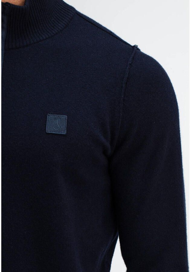 Butcher of Blue regular fit gebreide trui met wol alaska blue - Foto 3