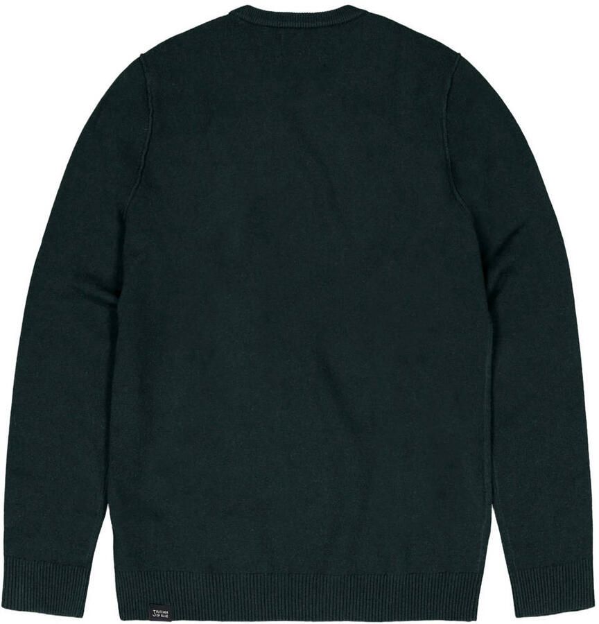 Butcher of Blue regular fit gebreide trui met wol conda green - Foto 1