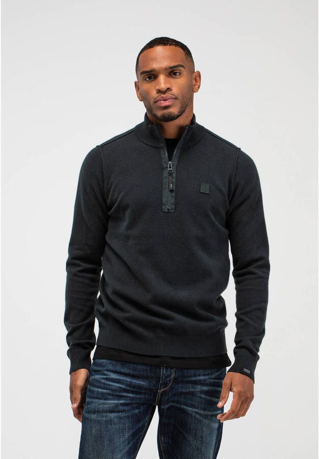 Butcher of Blue regular fit gebreide trui met wol conda green - Foto 1