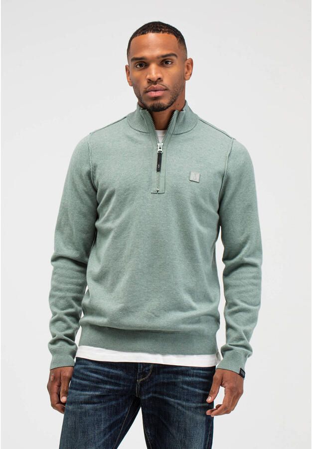 Butcher of Blue regular fit gebreide trui met wol ice green - Foto 1