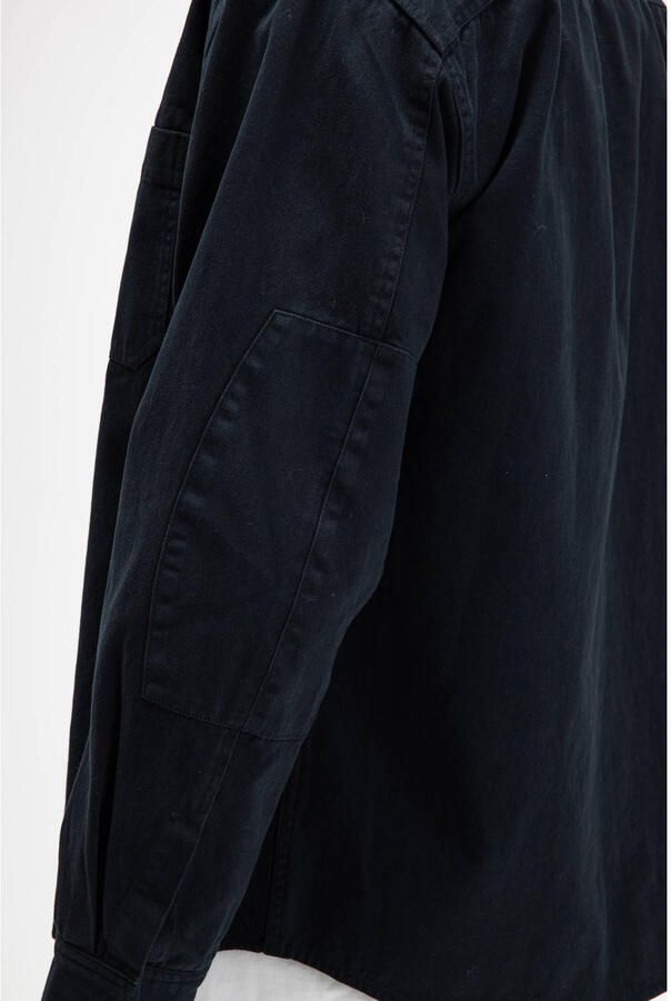 Butcher of Blue regular fit overshirt zwart - Foto 2