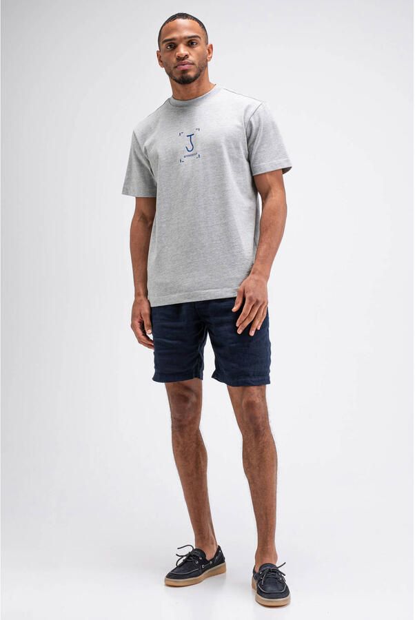 Butcher of Blue regular fit T-shirt met backprint grijs gemêleerd - Foto 2