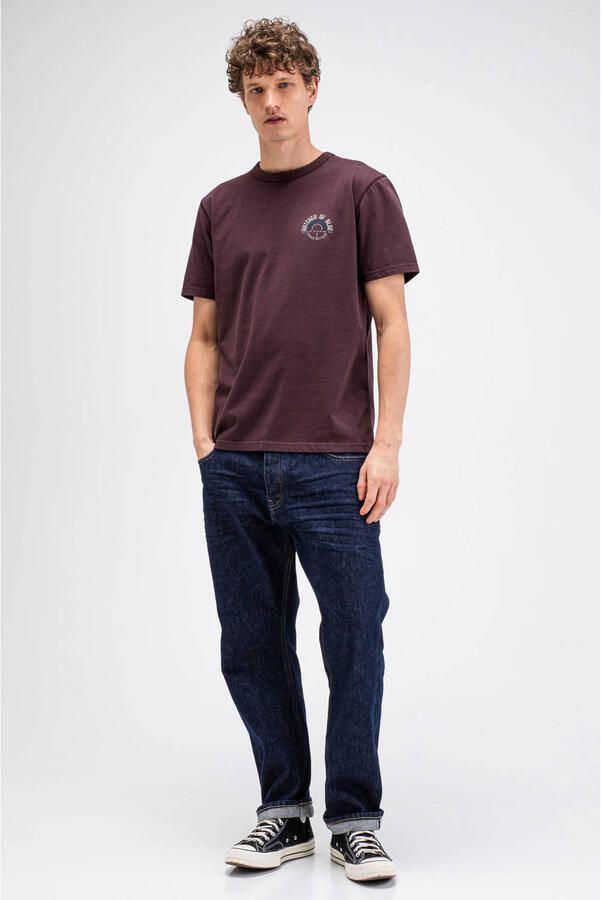BUTCHER OF BLUE Heren Polo's & T-shirts Army Circle Tee Bruin - Foto 7