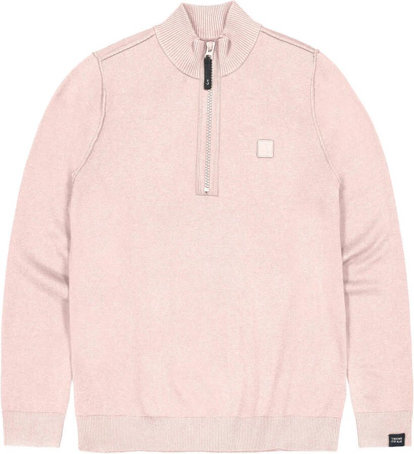 BUTCHER OF BLUE Heren Truien & Vesten Clifden Halfzip Roze
