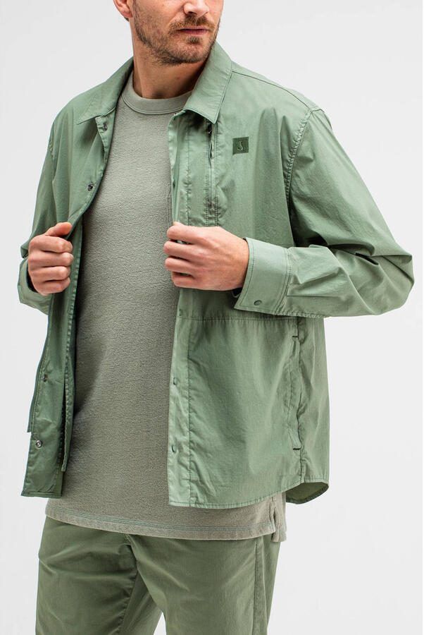 Butcher of Blue regular overshirt lichtgroen - Foto 1