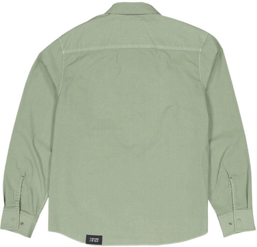 Butcher of Blue regular overshirt lichtgroen - Foto 2