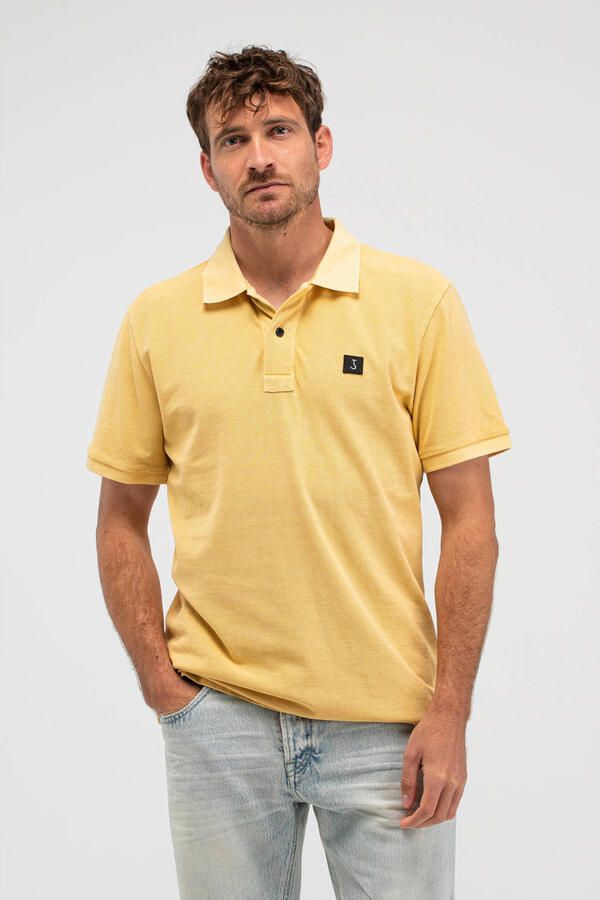 Butcher of Blue regular polo geel