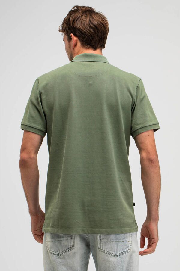 BUTCHER OF BLUE Heren Polo's & T-shirts Army Pique Polo Groen - Foto 7