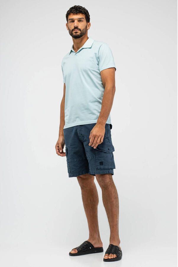 Butcher of Blue regular polo lichtblauw - Foto 3