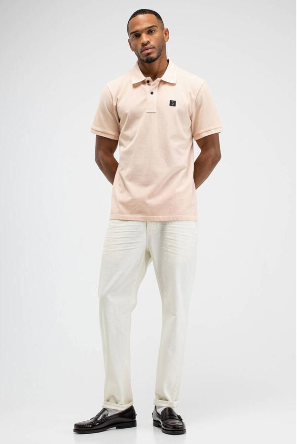 BUTCHER OF BLUE Heren Polo's & T-shirts Army Pique Polo Lichtroze - Foto 7