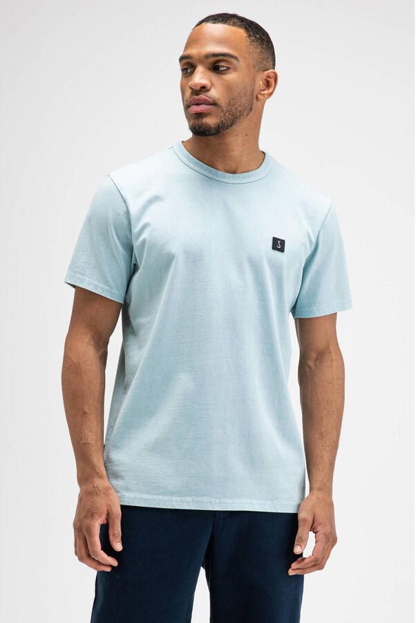 Butcher of Blue regular fit T-shirt Army van biologisch katoen shark blue - Foto 4