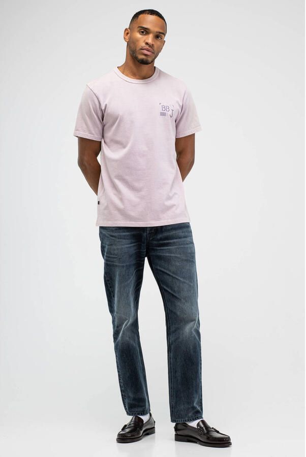 BUTCHER OF BLUE Heren Polo's & T-shirts Army Stencil Tee Lila - Foto 7