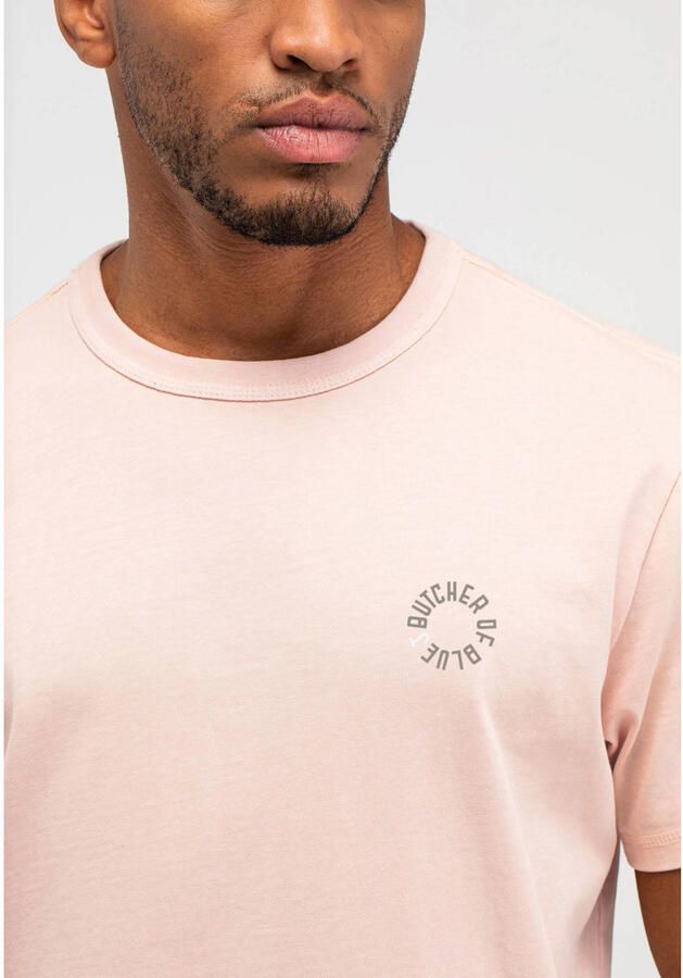 BUTCHER OF BLUE Heren Polo's & T-shirts Army Circle Tee Lichtroze - Foto 6