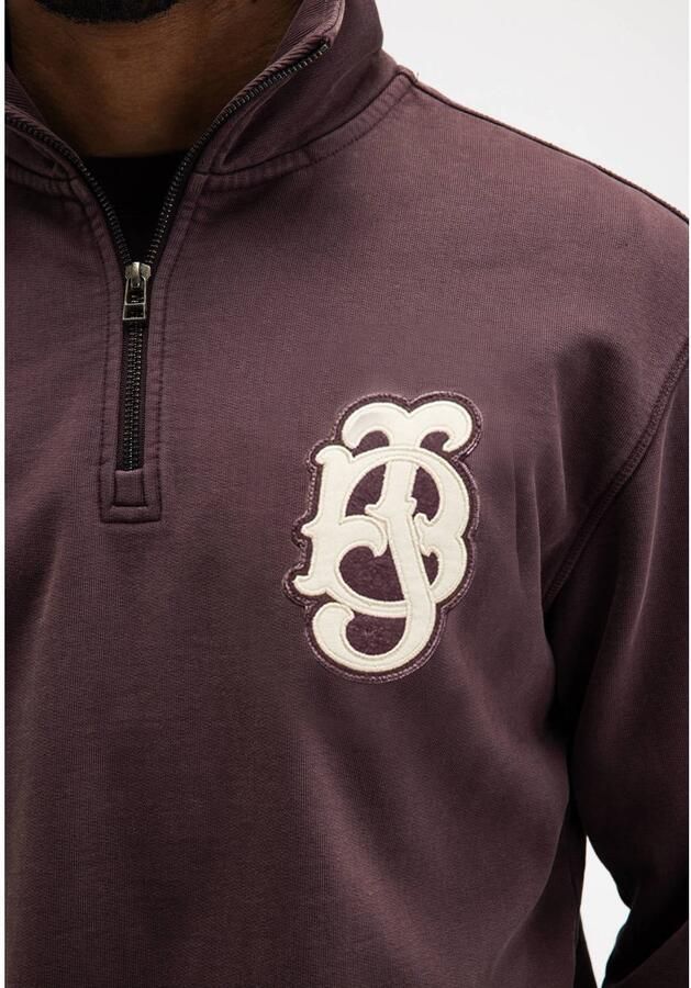 Butcher of Blue relaxed fit sweater met logo pascha purple - Foto 2
