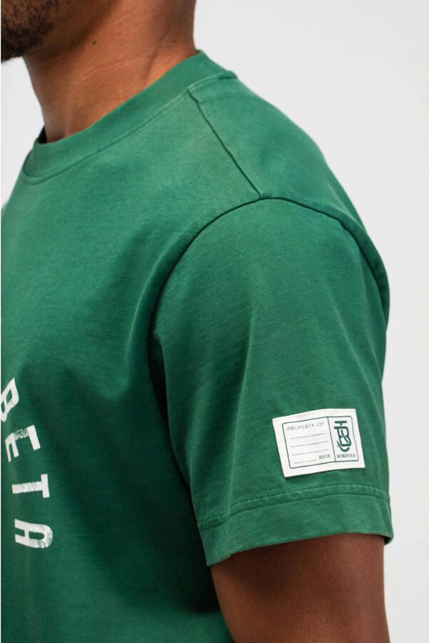 BUTCHER OF BLUE Heren Polo's & T-shirts Army Loose Logo Tee Groen - Foto 7