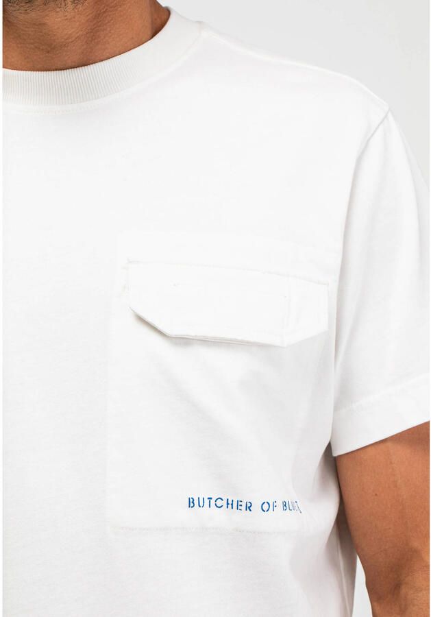 Butcher of Blue relaxed T-shirt wit - Foto 2