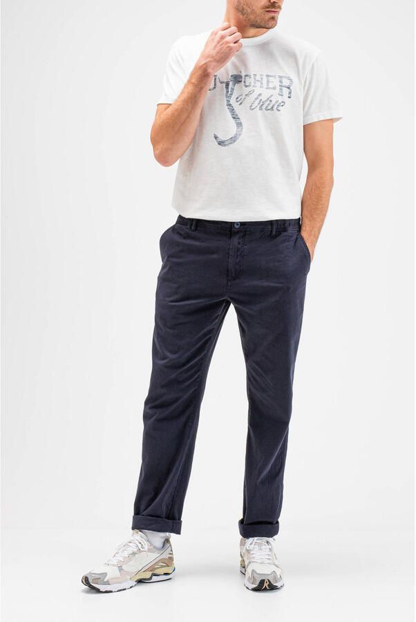 Butcher of Blue slim fit chino Marvin alaska blue