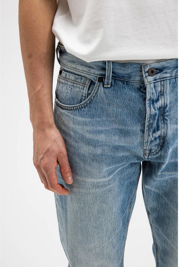 BUTCHER OF BLUE Heren Jeans Stockton Straight Redding Lt Blauw - Foto 6