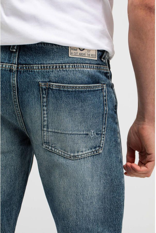 BUTCHER OF BLUE Heren Jeans Stockton Straight Redding Med Blauw - Foto 6