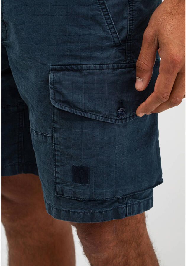 Butcher of Blue Wilton regular cargo short donkerblauw - Foto 2
