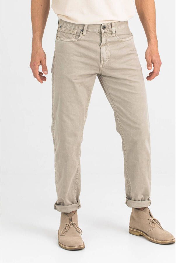 Butcher of Blue loose tapered jeans Stockton beige grey