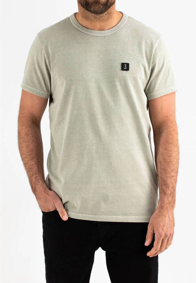 Butcher of Blue regular fit T-shirt Army van katoen dk. delphi green - Foto 5