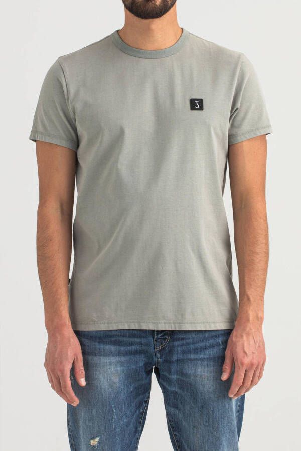 Butcher of Blue regular fit T-shirt Army van biologisch katoen slate grey