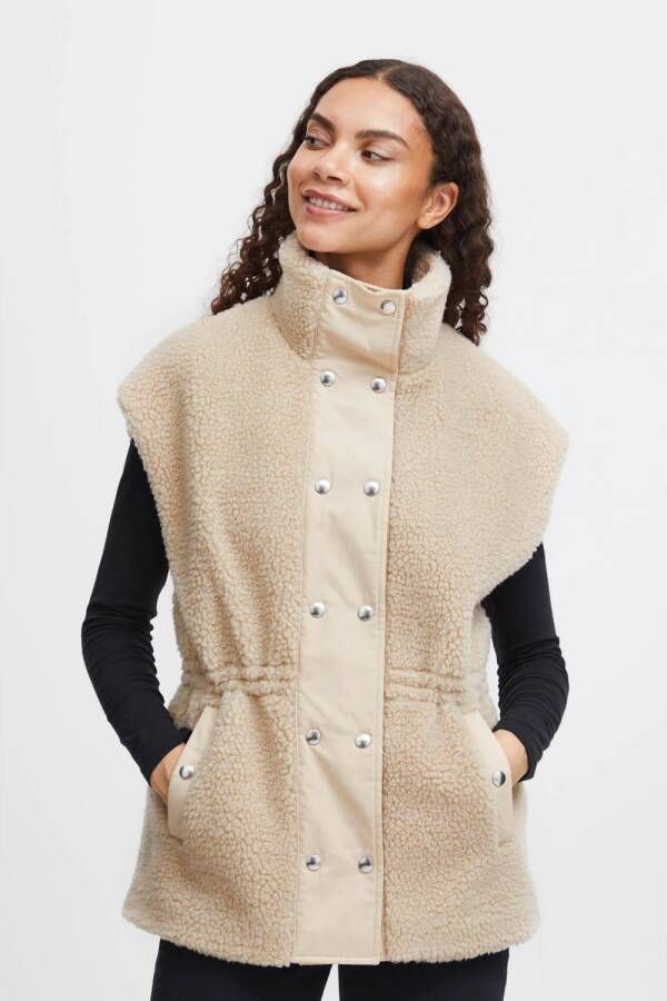 B.Young gilet BYCOTTY beige
