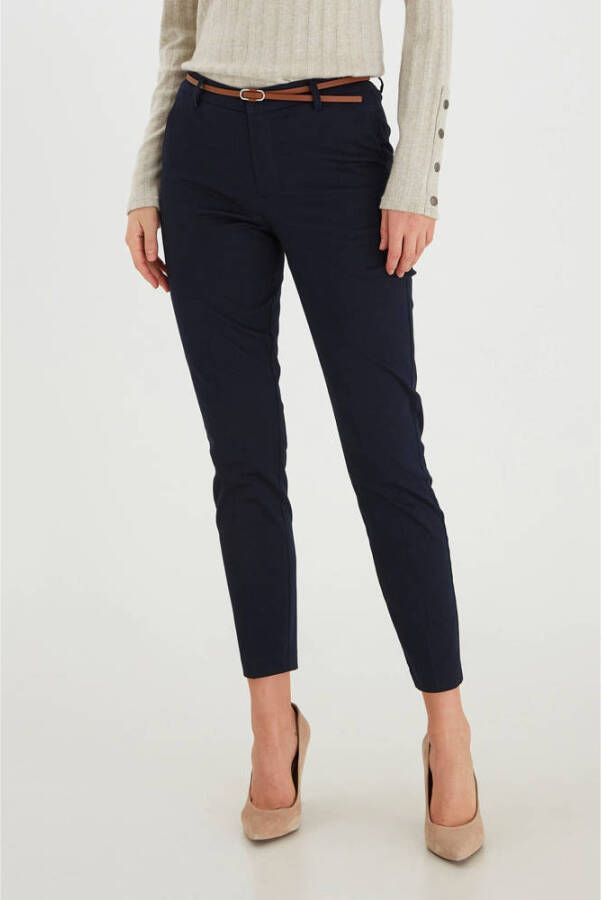 B.Young Tapered fit broek met riem model 'DAYS'