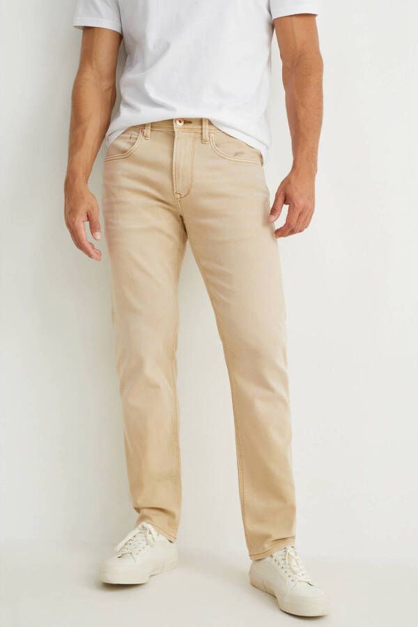 C&A slim fit jeans beige