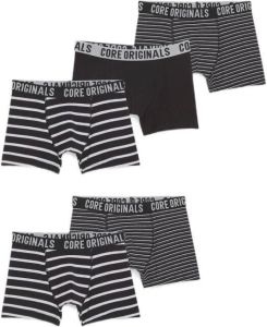 C&A boxershort set van 5 zwart wit