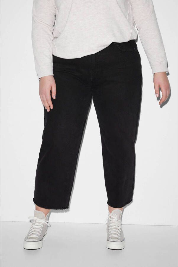 C&A Clockhouse high waist flared jeans black denim