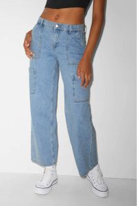 C&A Clockhouse high waist loose fit jeans light denim
