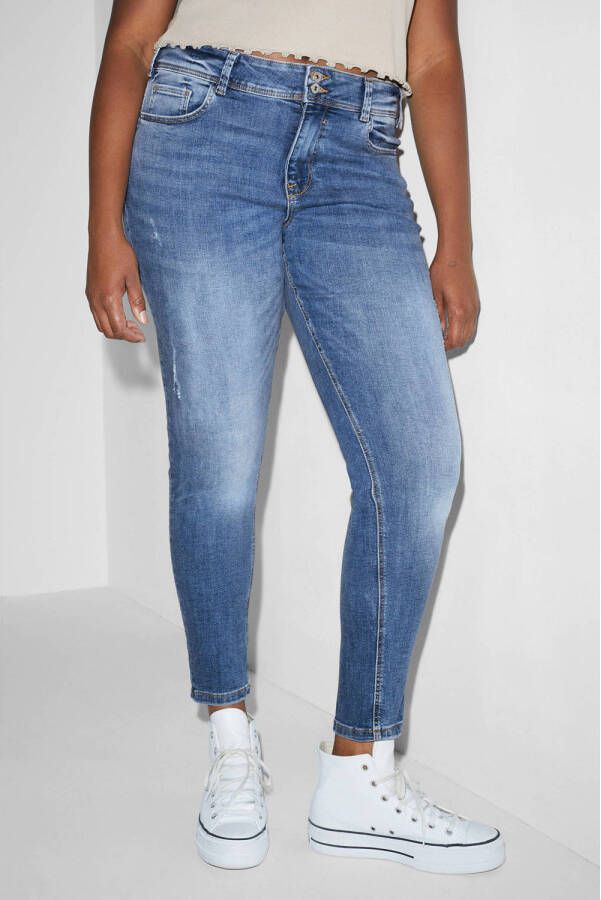 C&A Clockhouse push-up skinny jeans blue
