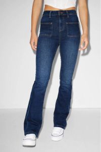 C&A flared jeans dark denim