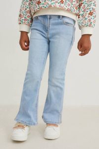 C&A flared jeans light blue denim