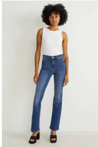 C&A high waist bootcut jeans blauw